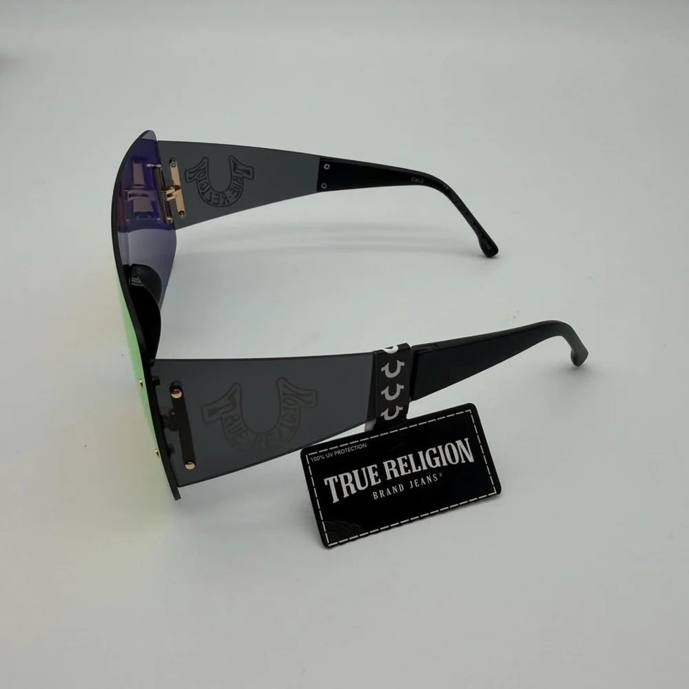 True‎ Religion Stylish Black and Orange Wearable Tech Glasses
